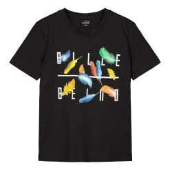 Billebeino Lasten T-Paita BB FEATHER TEE Musta