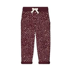 Kaiko Lasten Collegehousut Relaxed Joggers Viininpunainen Kuosi