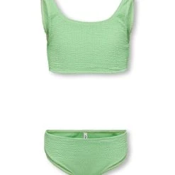 Kids Only Bikinit, KOGAMANDA STRUCTURE BIKINI SET Vaaleanvihreä