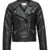 Kids Only Keinonahkatakki, KONFREYA FAUX LEATHER BIKER Musta -Name It shop kids only keinonahkatakki konfreya faux leather biker musta 1