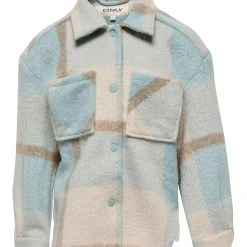 Kids Only Lasten Takki, KOGLOU CHECK SHACKET Vaaleansininen