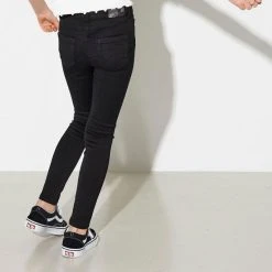 Kids Only Tyttöjen Skinny Fit Farkut, KONROYAL LIFE REG SKINNY JEANS Musta -Name It shop kids only tyttojen skinny fit farkut konroyal life reg skinny jeans musta 4