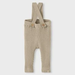 Lil Atelier Housut, NBMDIJA KNIT PANT Beige