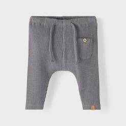 Lil Atelier Housut, NBMRAJO LOOSE PANT Harmaa
