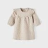 Lil Atelier, Lasten Collegemekko, NBFSAGE LS LOOSE SWEAT DRESS Beige