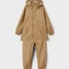 Lil Atelier Lasten Sadeasu NMMLADRY RAIN SET Ruskea Kuosi -Name It shop lil atelier lasten sadeasu nmmladry rain set ruskea kuosi 1