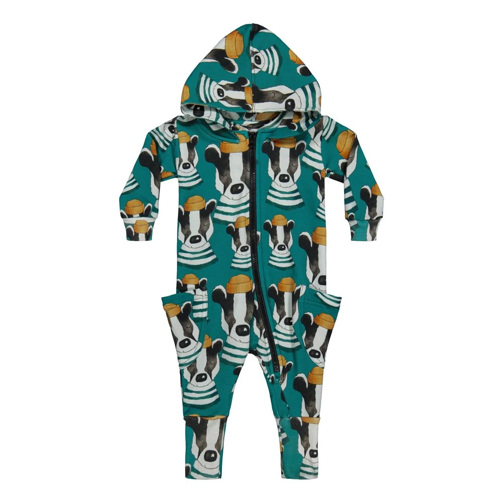 Metsola Lasten Haalari Badger Jumpsuit Tummanvihreä 3 Metsola Lasten Haalari Badger Jumpsuit Tummanvihreä