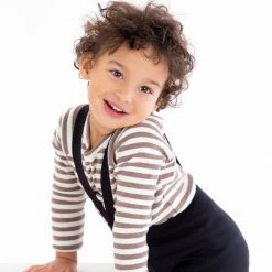 Metsola Lasten Legginsit RIB BASIC BRACE PANTS Musta