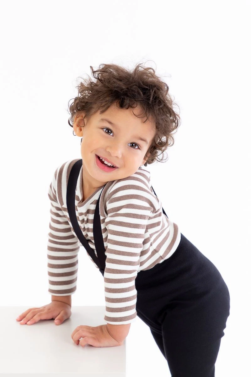 Metsola Lasten Legginsit RIB BASIC BRACE PANTS Musta 3 Metsola Lasten Legginsit RIB BASIC BRACE PANTS Musta