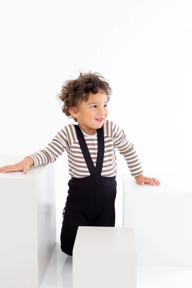 Metsola Lasten Legginsit RIB BASIC BRACE PANTS Musta 5 Metsola Lasten Legginsit RIB BASIC BRACE PANTS Musta - Image 3