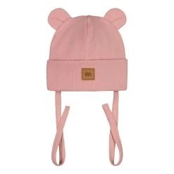 Metsola Lasten Pipo, RIB BEAR BEANIE Persikka
