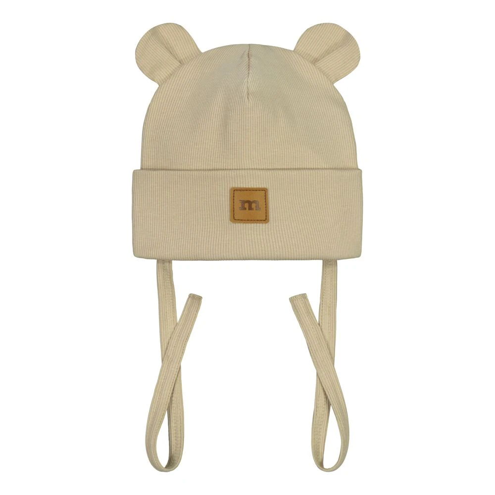 Metsola Lasten Pipo, RIB BEAR BEANIE Vaaleanruskea 3 Metsola Lasten Pipo, RIB BEAR BEANIE Vaaleanruskea