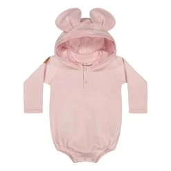 Metsola Lasten Romper, BEAR ROMPER Vaaleanpunainen