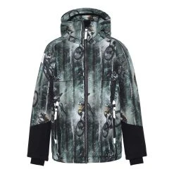 Molo Kids Lasten Talvitakki CASTOR Vihreä Kuosi