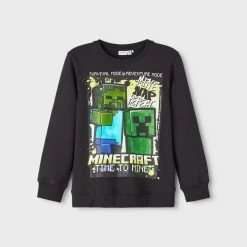 Name It College, NKMNOL MINECRAFT SWEAT BOX Musta