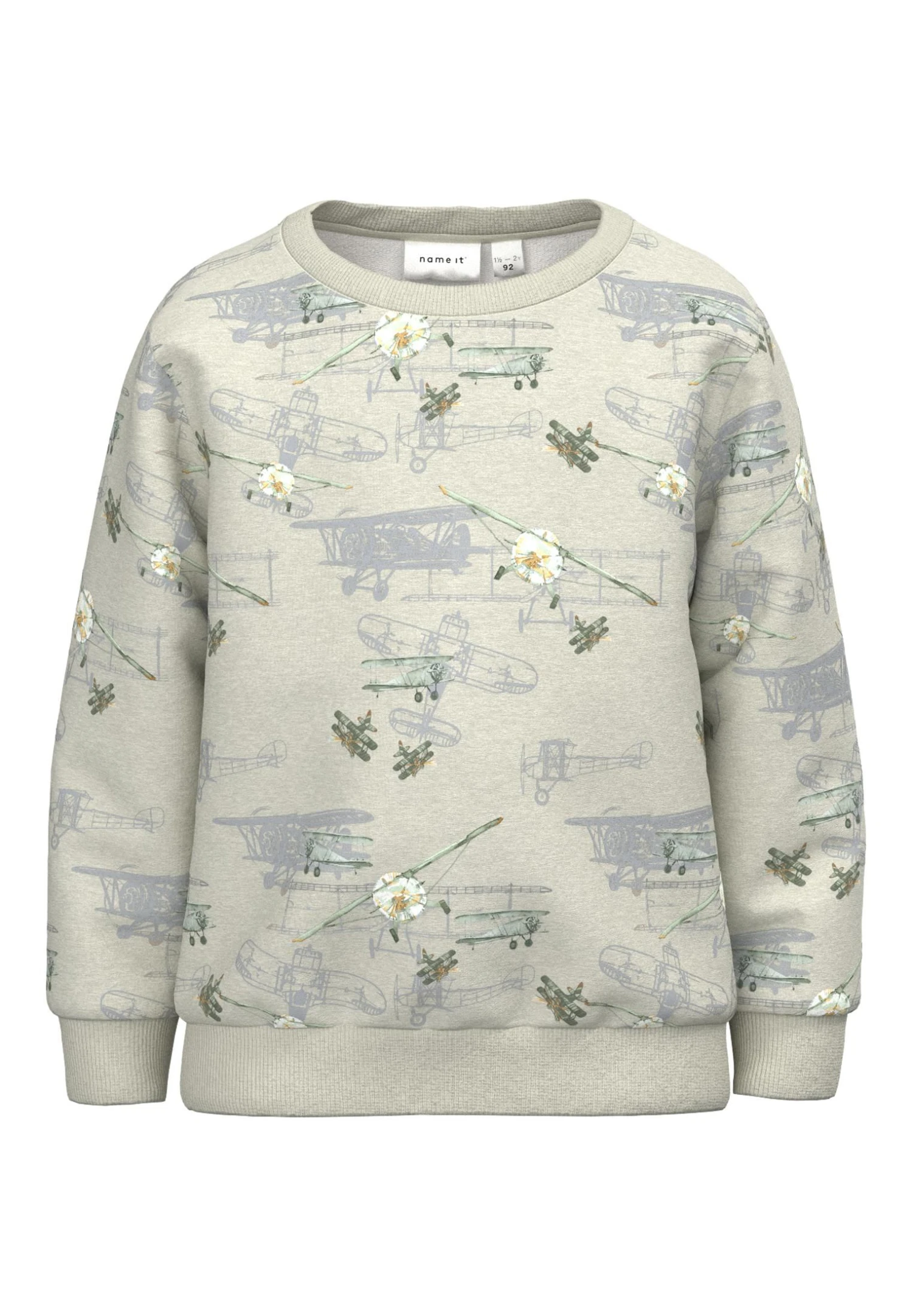 Name It Collegepaita, NMMHALFDAN SWEAT Vaaleanharmaa 3 Name It Collegepaita, NMMHALFDAN SWEAT Vaaleanharmaa