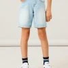 Name It Farkkushortsit,NKMBEN LOOSE ST DNM LSHORTS Vaaleansininen -Name It shop name it farkkushortsit nkmben loose st dnm lshorts vaaleansininen 1
