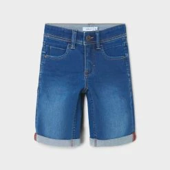 Name It Farkkushortsit, NKMSILAS SLIM DNM L SHORTS 2272 Indigo
