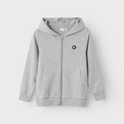 Name It Huppari, NKMVALON LS SWE CARD Vaaleanharmaa