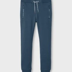 Name It Lasten Collegehousut, Kids Nithonk Brushed Sininen