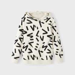 Name It Lasten Huppari NKMODDS LS SWEAT Valkopohjainen Kuosi
