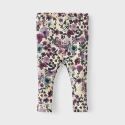 Name It Lasten Leggingsit, NBFOLIVE LEGGINGS Vaaleanpunainen Kuosi