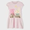 Name It Lasten Mekko NMFMANNA PEPPAPIG SS DRESS Vaalea Lila -Name It shop name it lasten mekko nmfmanna peppapig ss dress vaalea lila 1
