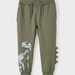 Name It Lasten NMMJAIRI JURASSIC SWE PANTS Armeijanvihreä