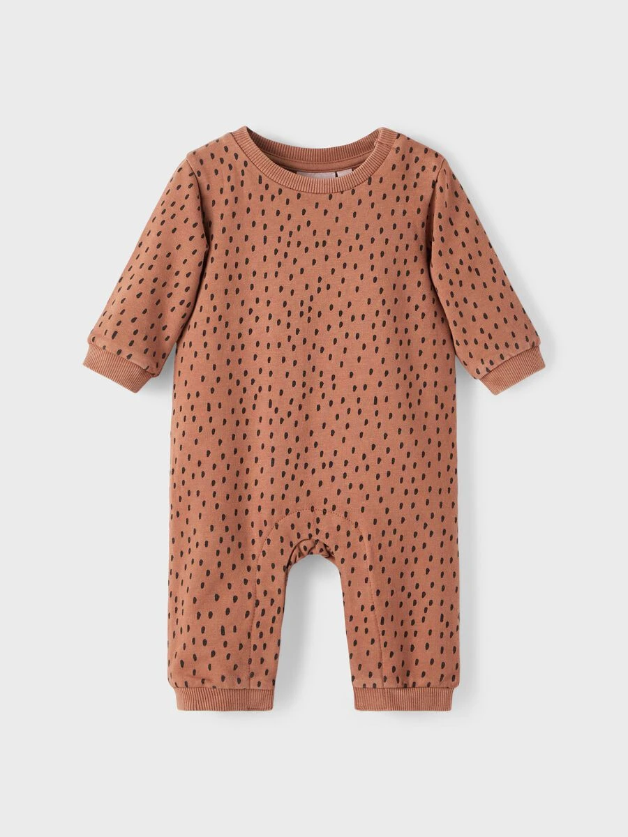 Name It Lasten Potkupuku NBNOON LS SWEAT SUIT Tummanruskea 3 Name It Lasten Potkupuku NBNOON LS SWEAT SUIT Tummanruskea