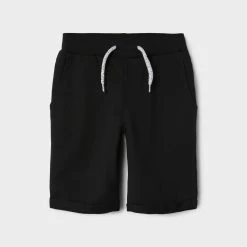 Name It Lasten Shortsit NKMVERMO LONG SWE SHORTS UNB Musta