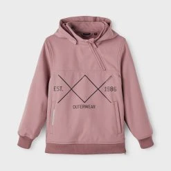 Name It Lasten Softshelltakki NKFALFA POPOVER JACKET Vaaleanpunainen