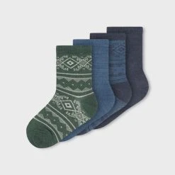 Name It Lasten Sukat NMMWAK WOOL 4 PACK SOCK Monivärinen Kuosi
