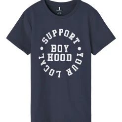 Name It Lasten T-paita NKMTANON SS TOP Tummansininen