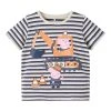 Name It Lasten T-paita NMMMAIKEL PEPPAPIG SS Raidallinen Harmaa