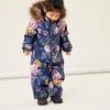 Name It Lasten Talvihaalari NMFSNOW SUIT FLOWER Sininen Kuosi