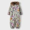 Name It Lasten Talvihaalari NMFSNOW SUIT FLOWER Vihreä Kuosi -Name It shop name it lasten talvihaalari nmfsnow suit flower vihrea kuosi 1
