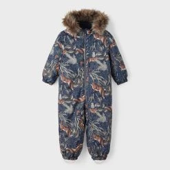Name It Lasten Talvihaalari NMMSNOW SUIT FORESLAND Sininen Kuosi