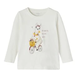 Name It Lasten Toppi NMFTANDE LS TOP Valkoinen