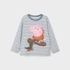 Name It Lasten Trikoopaita, NMMJUM PEPPAPIG TOP Raidallinen Sininen -Name It shop name it lasten trikoopaita nmmjum peppapig top raidallinen sininen 1