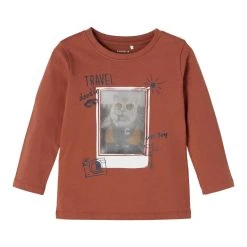 Name It Lasten Trikoopaita, NMMTORVALD LS TOP Kameli