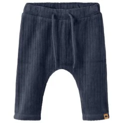 Name It Lasten Velour Housut Tummansininen