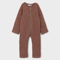 Name It Lasten Villahaalari NBMWMINO WOOL BRU SUIT Kaakaonruskea