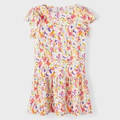 Name It Mekko, NKFDOUISE CAP DRESS Valkopohjainen Kuosi
