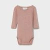 Name It Pitkähihainen Body, NBFWANG WOOL NEEDLE LS BODY Vaaleanpunainen -Name It shop name it pitkahihainen body nbfwang wool needle ls body vaaleanpunainen 1