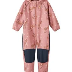 Name It Softshell Puku, NMFALFA SUIT FAWN Vaaleanpunainen Kuosi