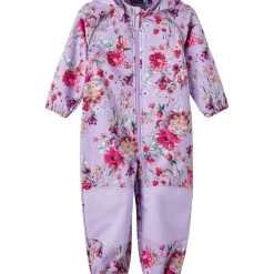 Name It Softshell Puku, NMFALFA SUIT FLORAL 2FO Liila