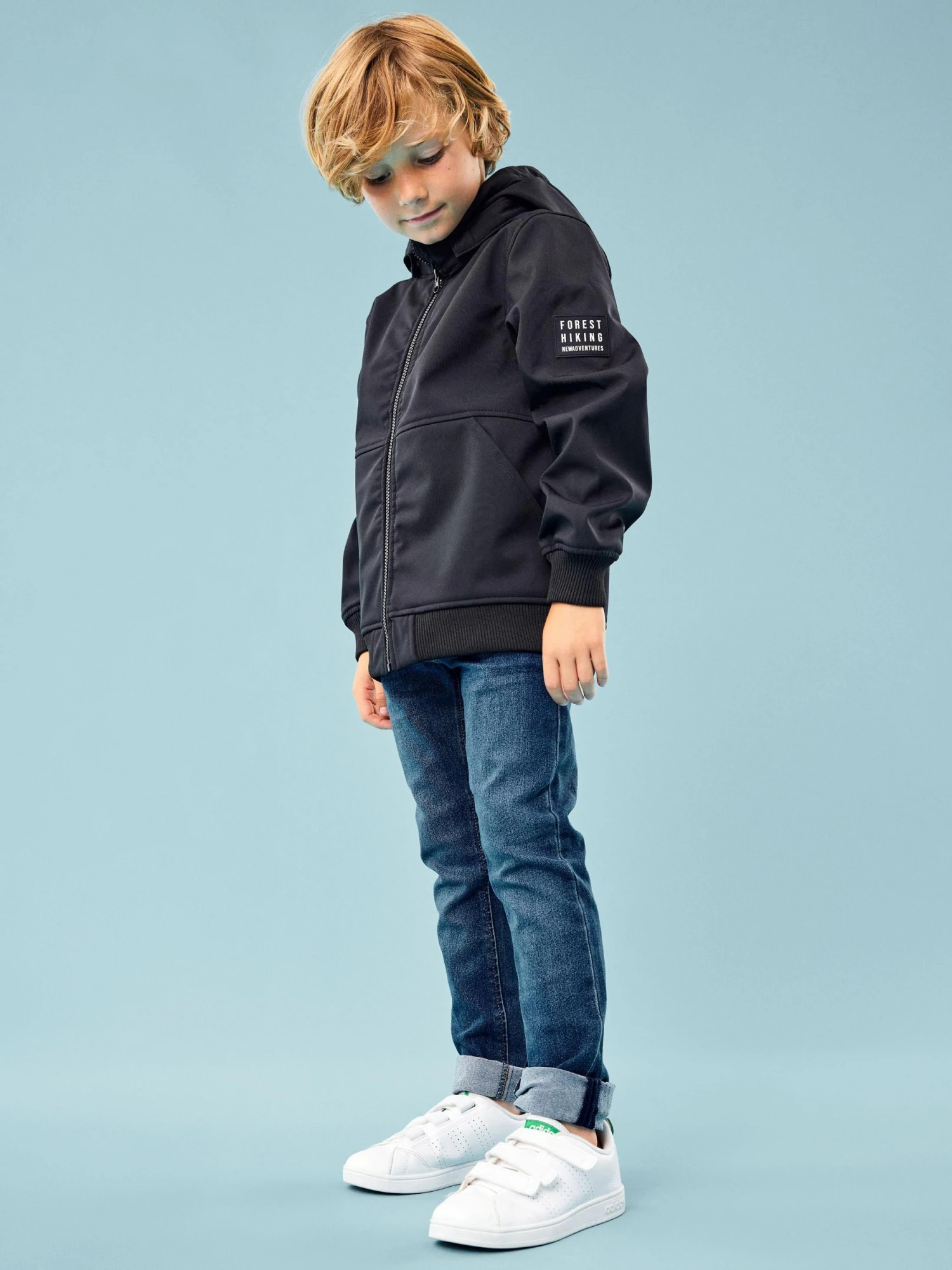 Name It Softshell Takki, NKMALFA JACKET BADGE Musta 7 Name It Softshell Takki, NKMALFA JACKET BADGE Musta - Image 5