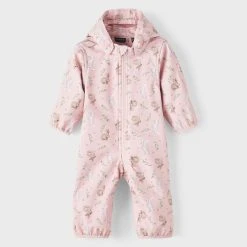 Name It Softshellpuku, NBFALFA SUIT SMALL RABBIT Vaaleanpunainen Kuosi