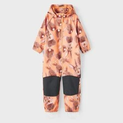 Name It Softshellpuku, NMFALFA SUIT RABBIT Oranssi Kuosi