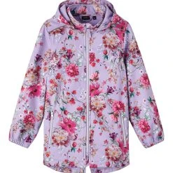 Name It Softshelltakki, NKALFA JACKET LONG FLORAL Liila